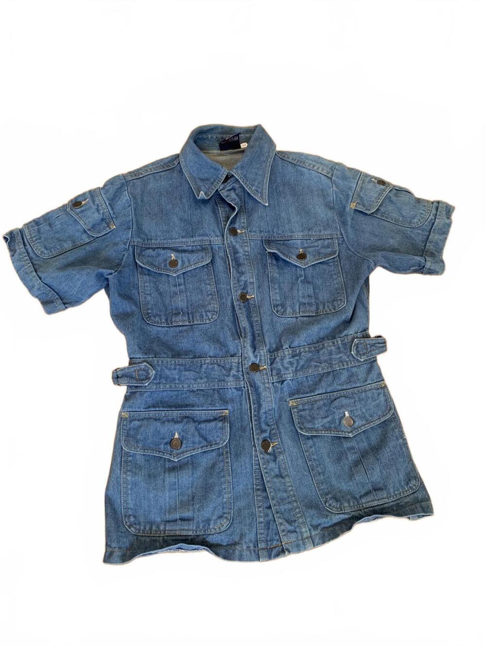 Vintage Brittania Denim Utility Jacket